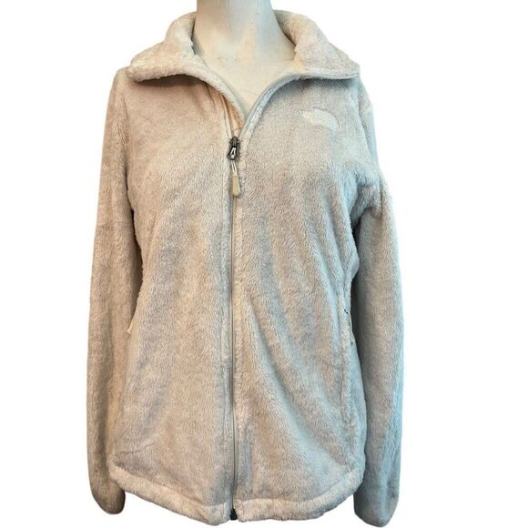 The North Face Womens Medium Winter White Osito Fleece Full Zip Jacket - Picture 1 of 7